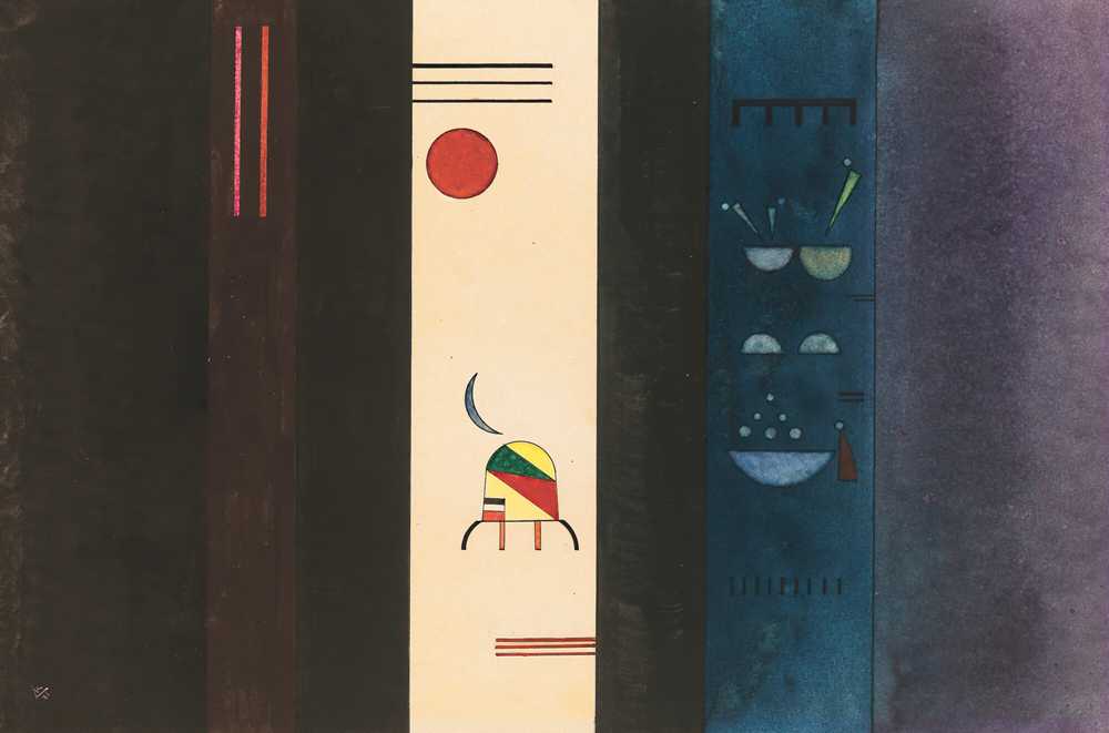 Dark Sides (1931) - Wassily Kandinsky