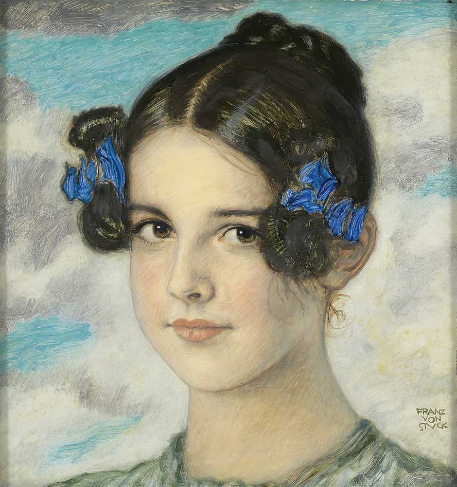 Daughter Mary (circa 1920) - Franz von Stuck