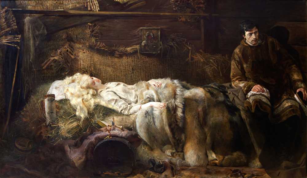 Death of Ellenai (1883) - Jacek Malczewski