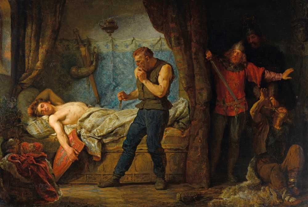 Death of Przemysław (1881) - Wojciech Gerson
