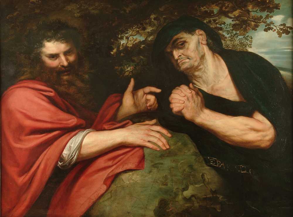 Democritus and Heraclitus (1603) - Peter Paul Rubens