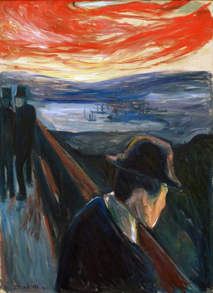 Despair (1892) - Edward Munch