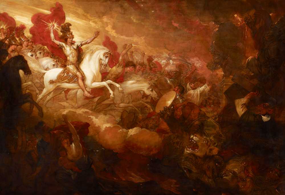 Destruction of the Beast and the False Prophet (1804) - Benjamin West