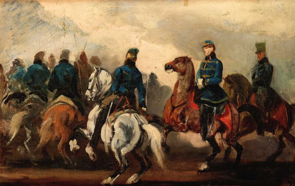 Detachment of Austrian Hussars (1837-1840) - Piotr Michałowski