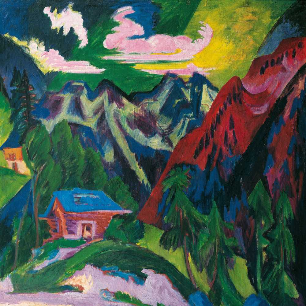 Die Klosterser Berge (1923) - Ernst Ludwig Kirchner