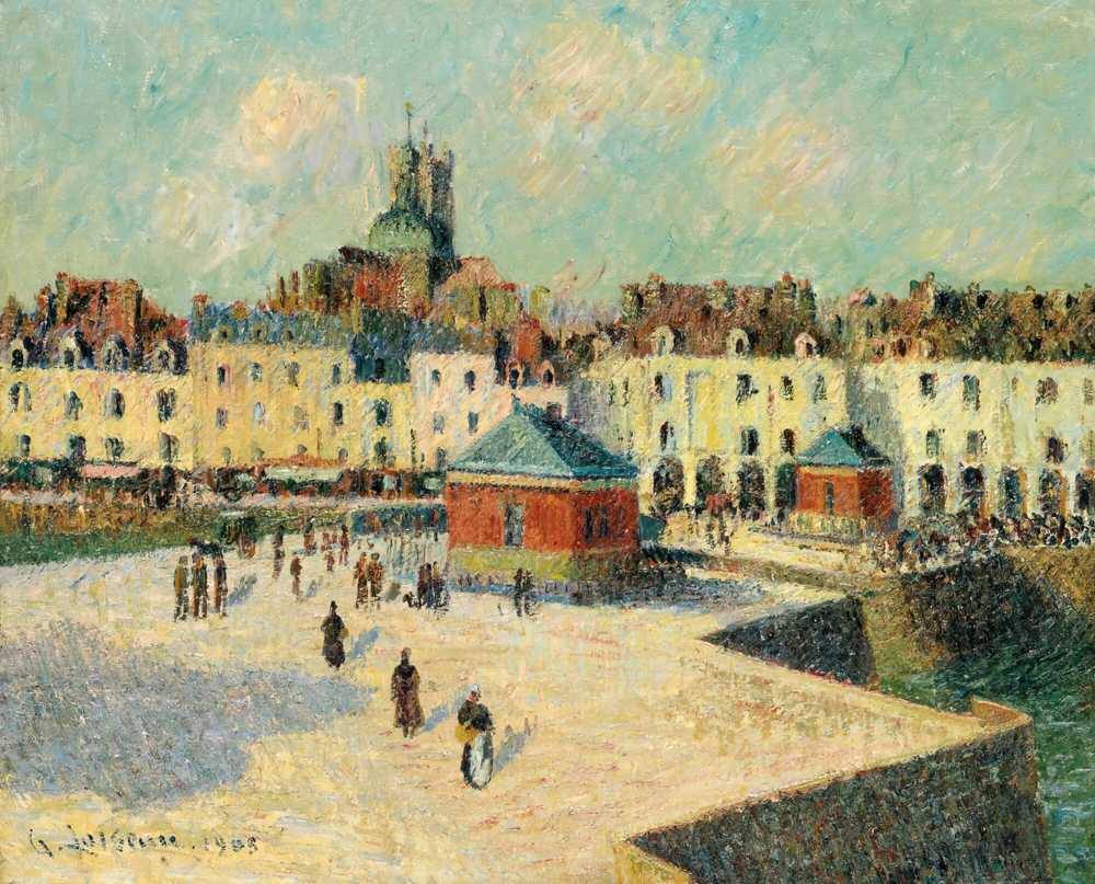 Dieppe, The Carenage Quay (1905) - Gustave Loiseau