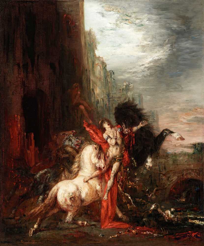 Diomedes Devoured by His Horses (1865-1870) - Gustave Moreau