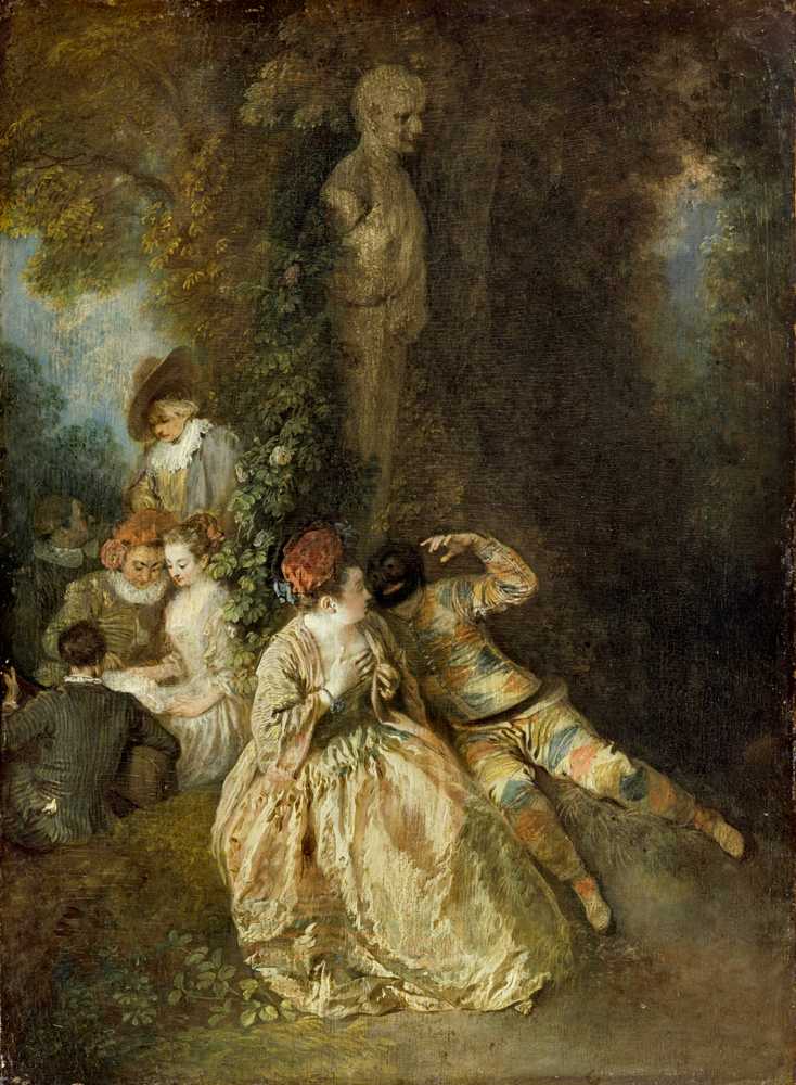 Do you want to triumph over the Belles - Jean-Antoine Watteau