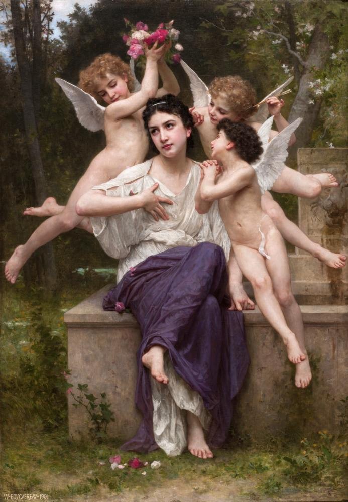 Dream of Spring (1901) - William-Adolphe Bouguereau