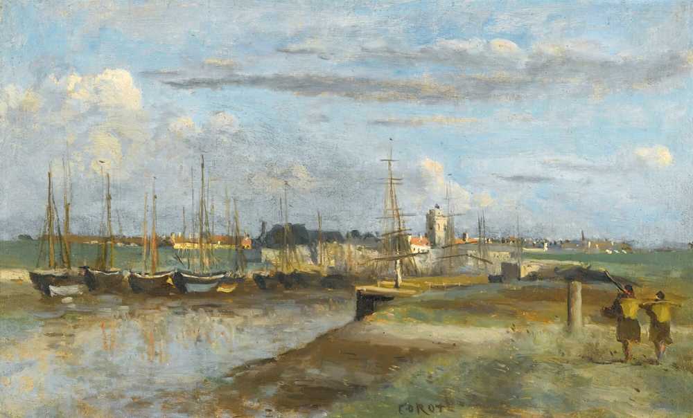 Dunkerque, the inner Port (1857) - Jean Baptiste Camille Corot
