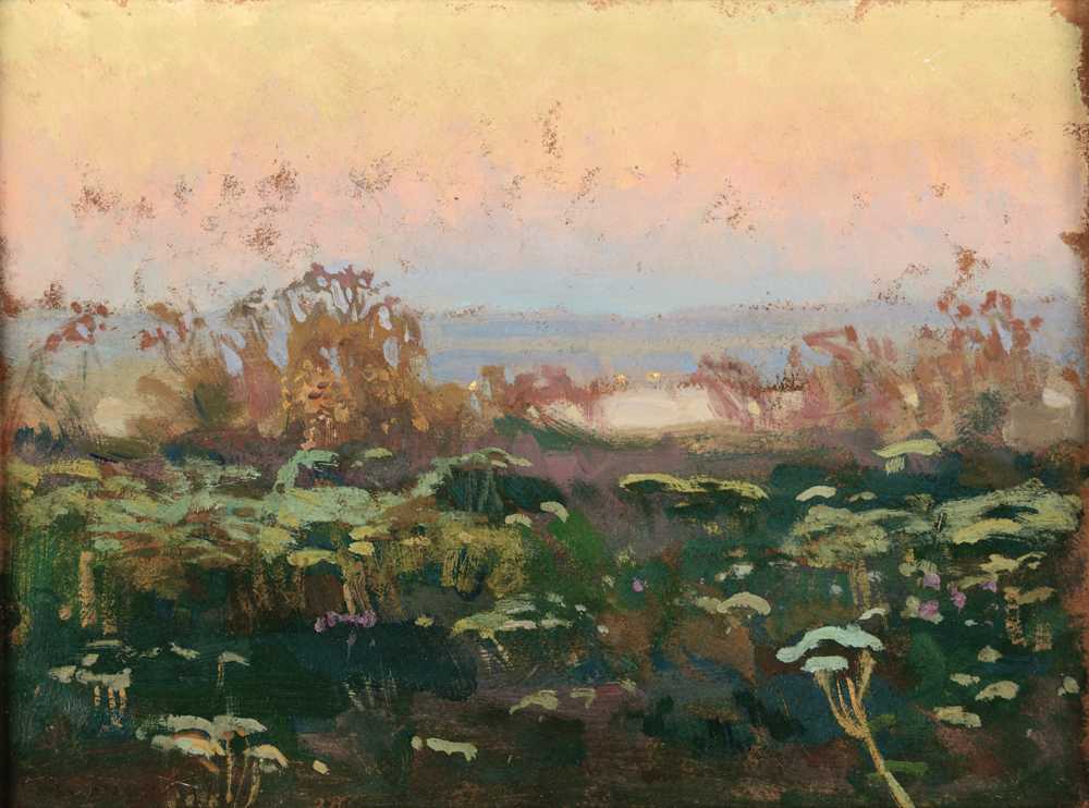 Dusk at the Dnieper River (1905) - Jan Stanisławski