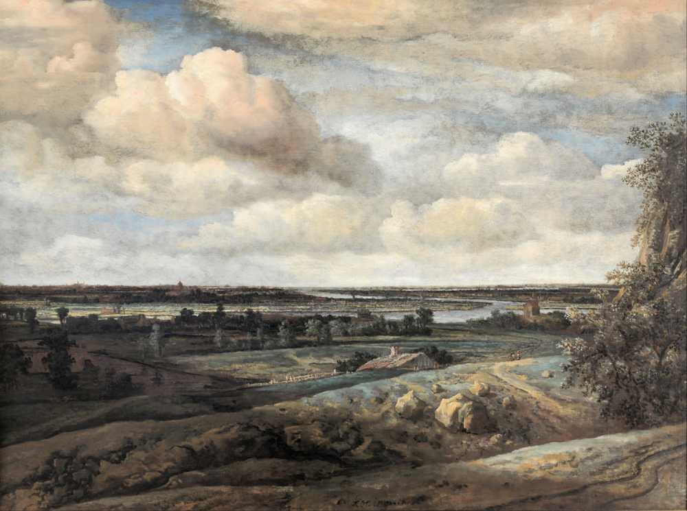 Dutch Panorama Landscape with a Distant View of Haarlem - John Knox