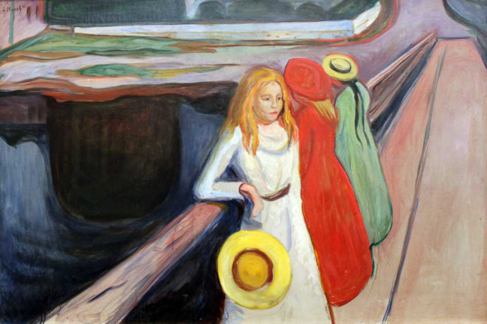 Dziewczyna na moście (1901) - Munch