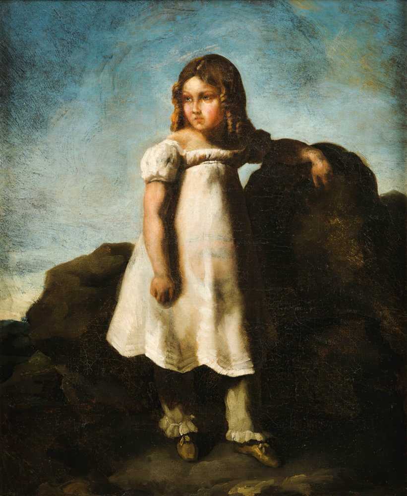 Elisabeth Dedreux As A Child In The Countryside - Theodore Gericault