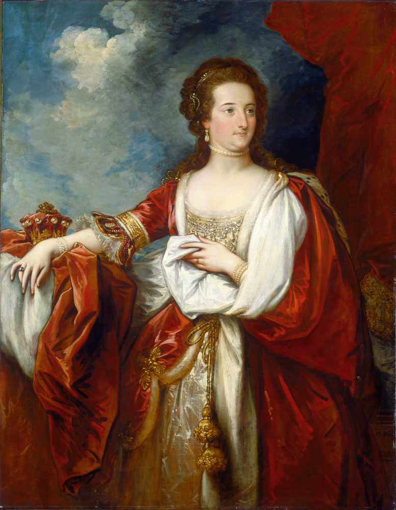 Elizabeth,Countess of Effingham - Benjamin West