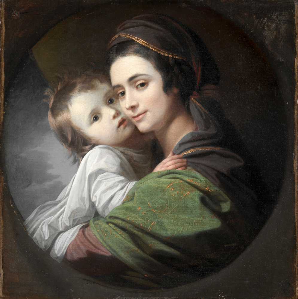 Elizabeth Shewell West and Her Son, Raphael - Benjamin West