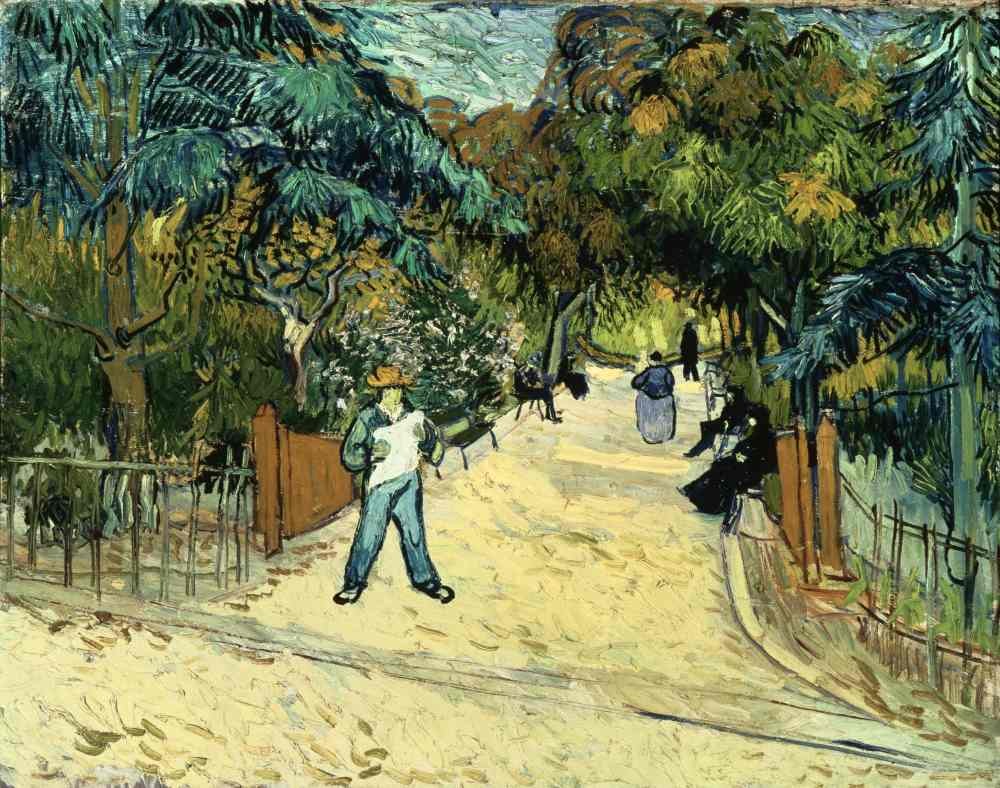 Entrance to the Public Park in Arles - Van Gogh
