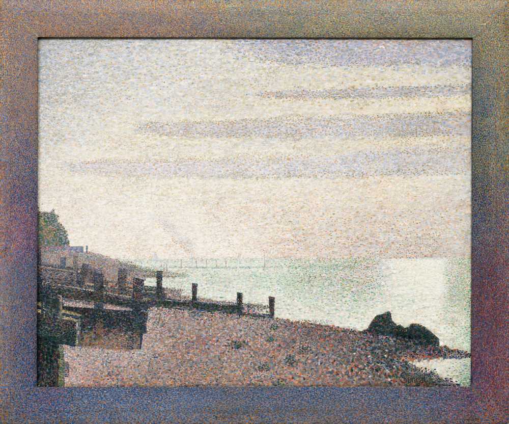 Evening, Honfleur (1886) - Georges Seurat