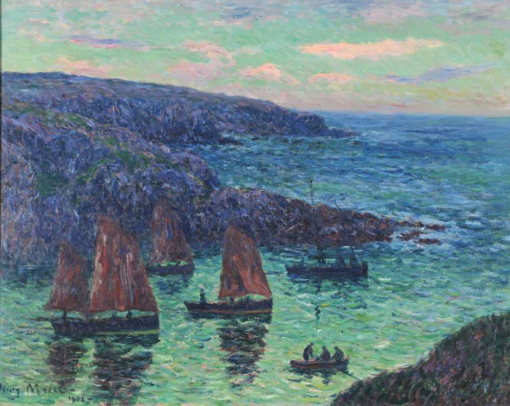 Evening in Douelan (1902) - Henry Moret