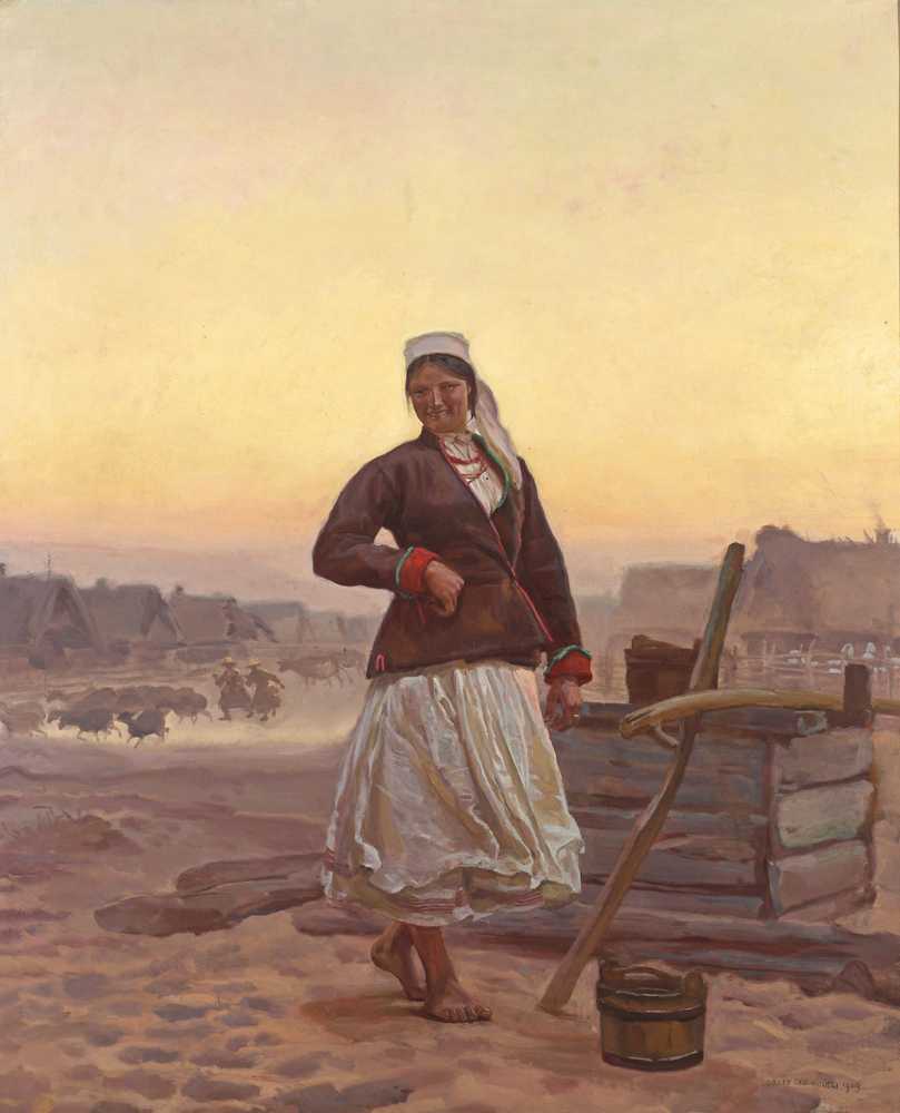 Evening in Polesia (1909) - Józef Chełmoński