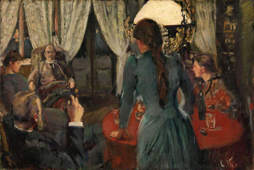Evening on ‘Lokken’ (1889) - Christian Krohg