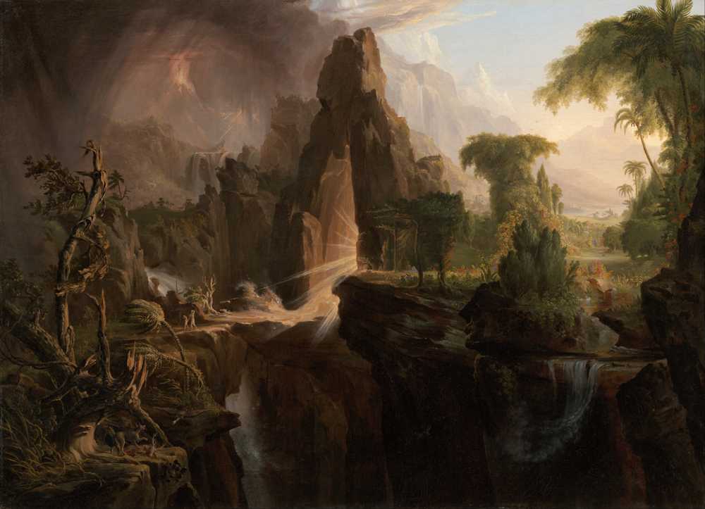 Expulsion from the Garden of Eden (1828) - Thomas Cole