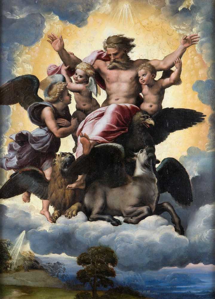 Ezekiel’s Vision (1517-1518) - Raffaello Sanzio