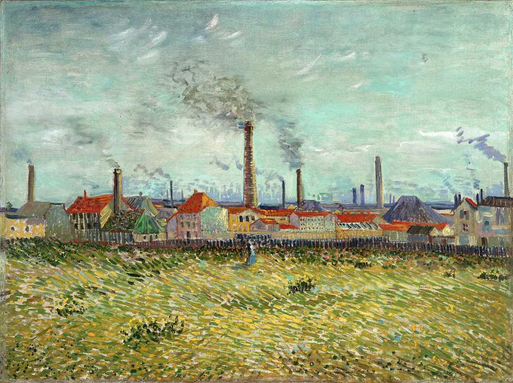 Factories at Clichy (1887) - Vincent van Gogh