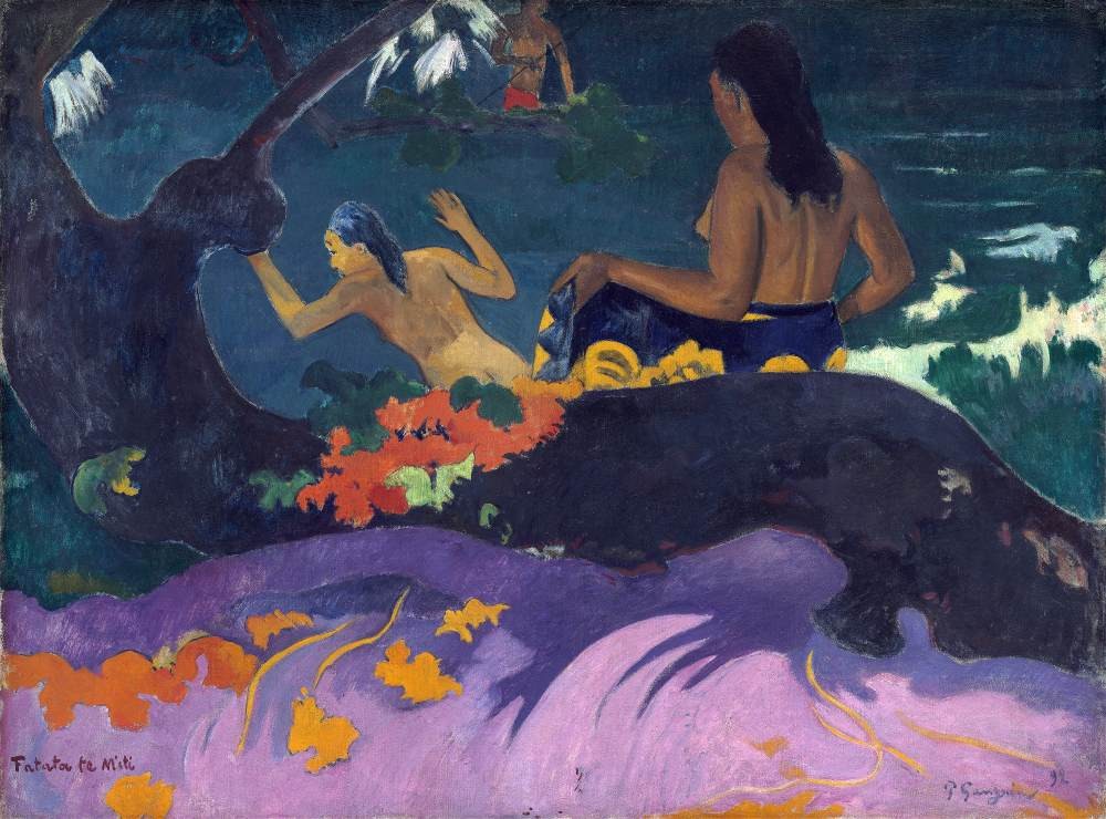 Fatata te Miti (By the Sea) - Paul Gauguin