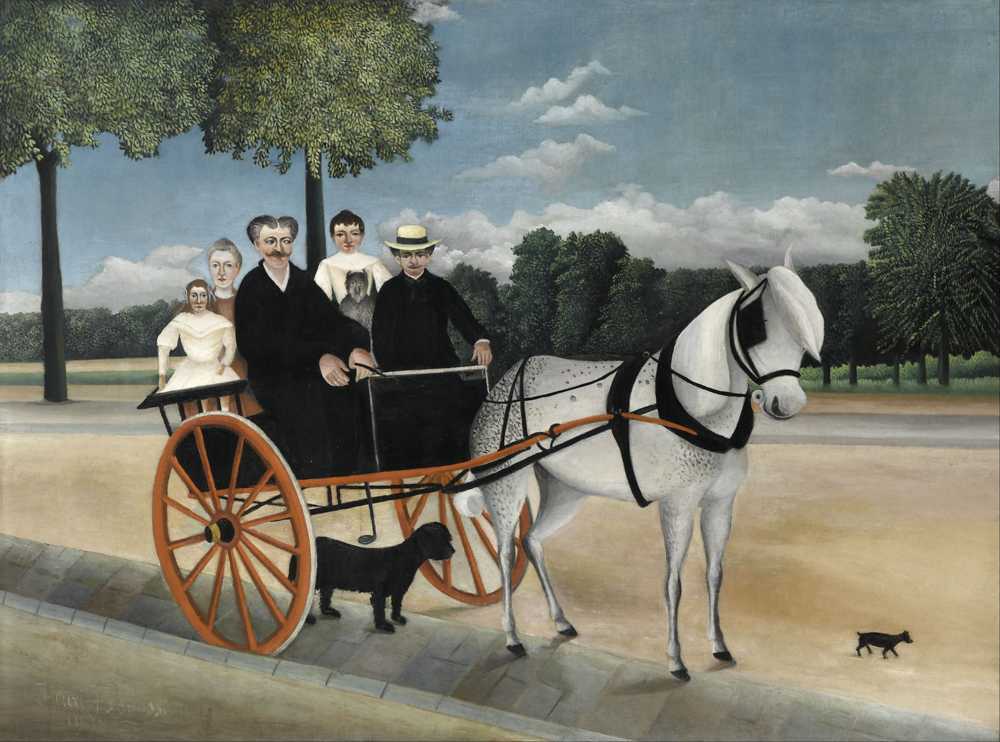 Father Junier's Cart (1908) - Henri Rousseau