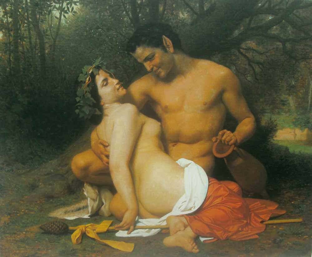 Faun and Bacchante (1860) - William-Adolphe Bouguereau
