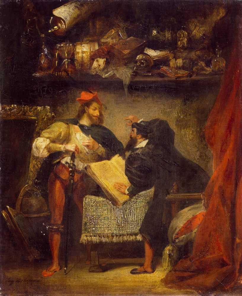 Faust and Mephistopheles (1827-8) - Ferdinand Victor Eugene Delacroix