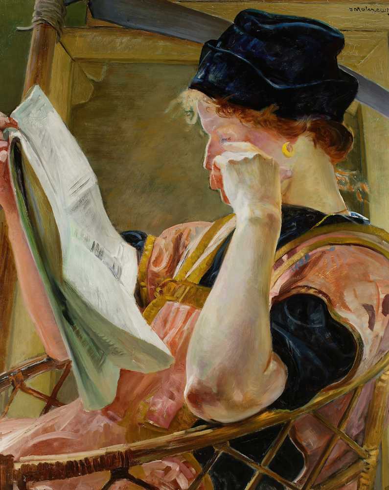 Female model (1907) - Jacek Malczewski