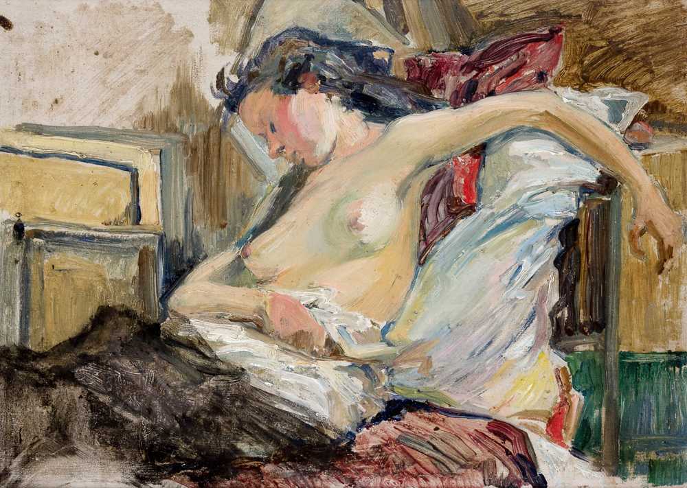 Female Nude (1895) - Stanisław Wyspiański