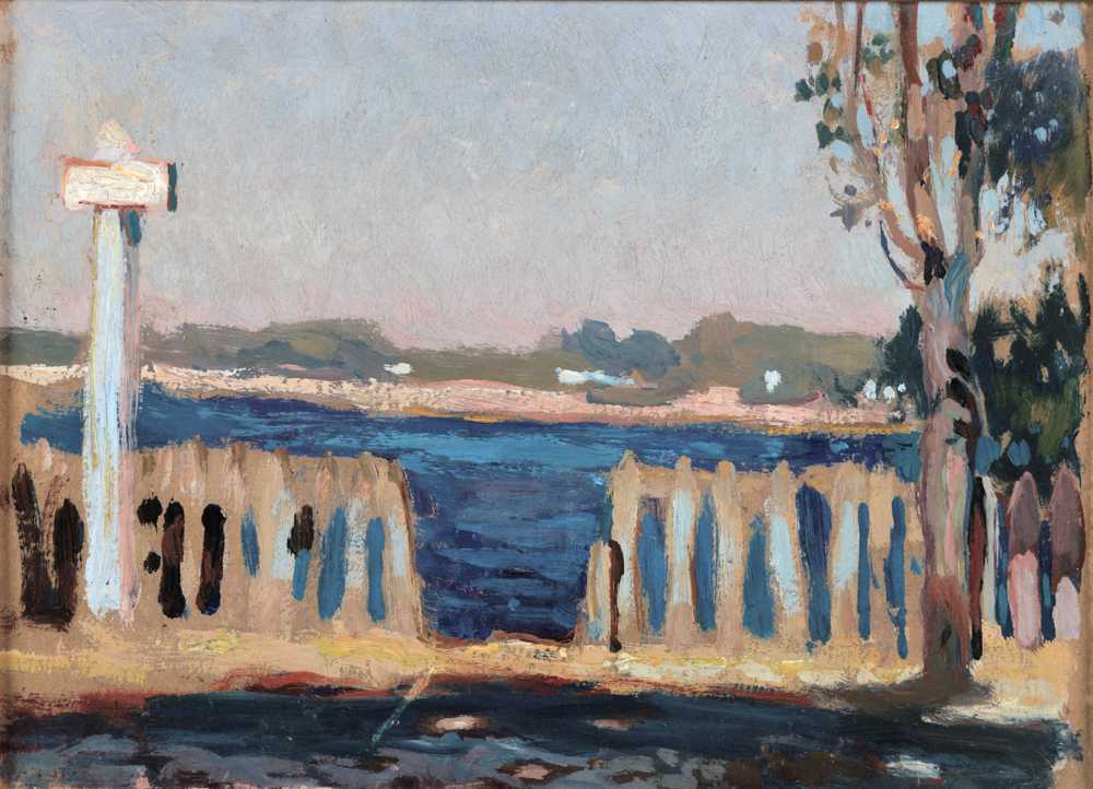 Fence on the River (1903-1904) - Jan Stanisławski
