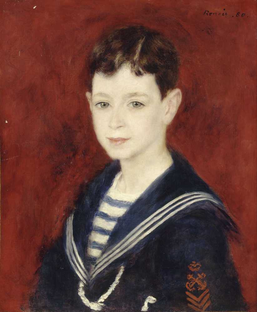 Fernand Halphen as a Boy (1880) - Auguste Renoir