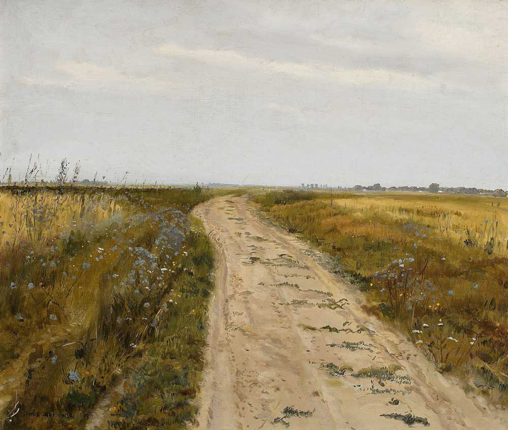 Field track (1889) - Józef Chełmoński