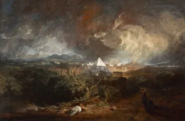 Fifth plague of Egypt - Joseph Mallord Turner