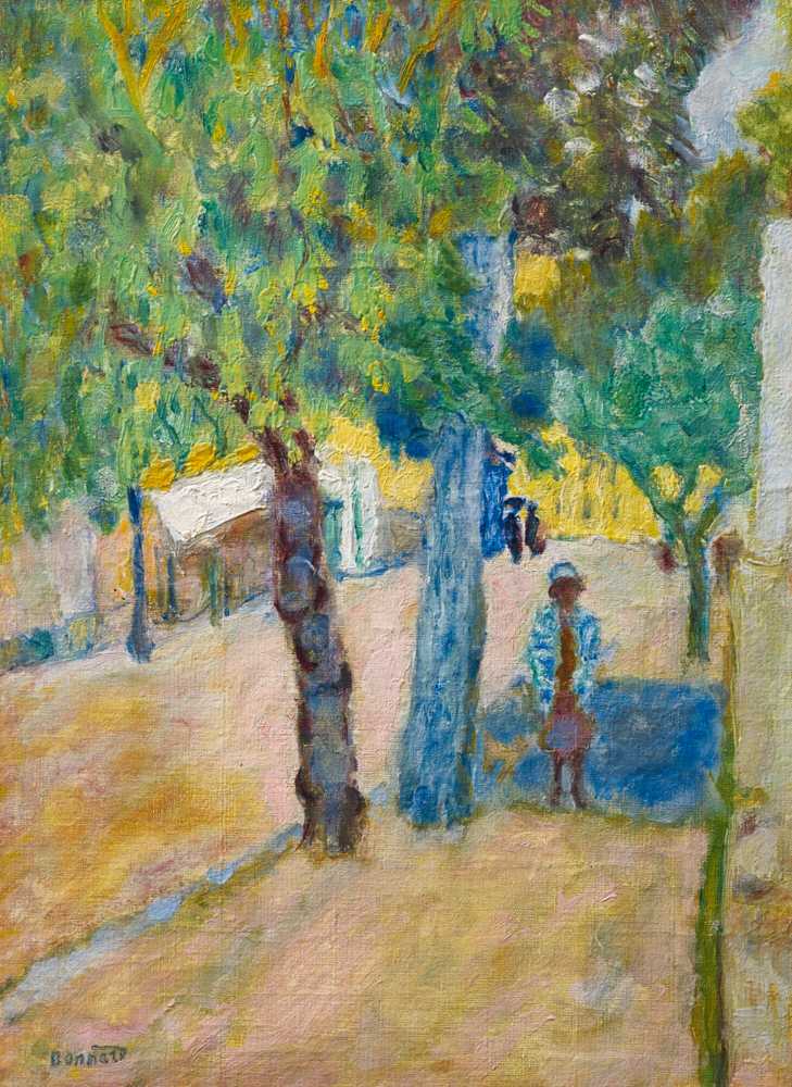 Figure Under A Tree (circa 1925) - Pierre Bonnard
