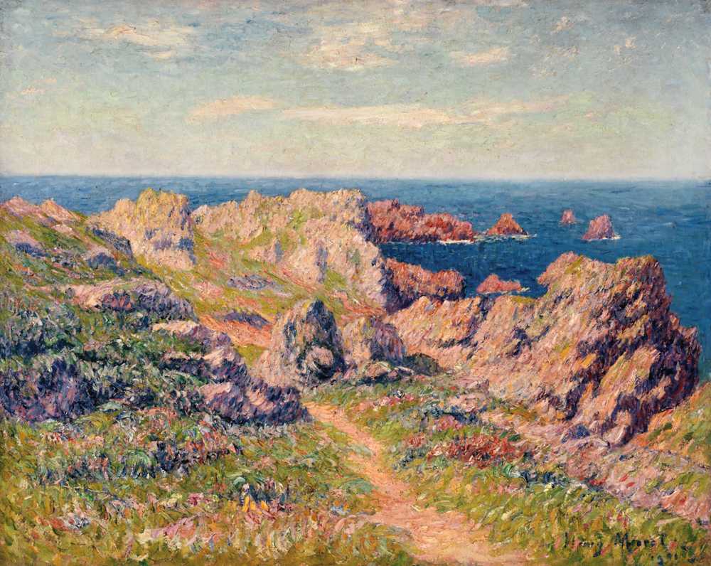 Fine weather in Pern (Ouessant Island) (1901) - Henry Moret
