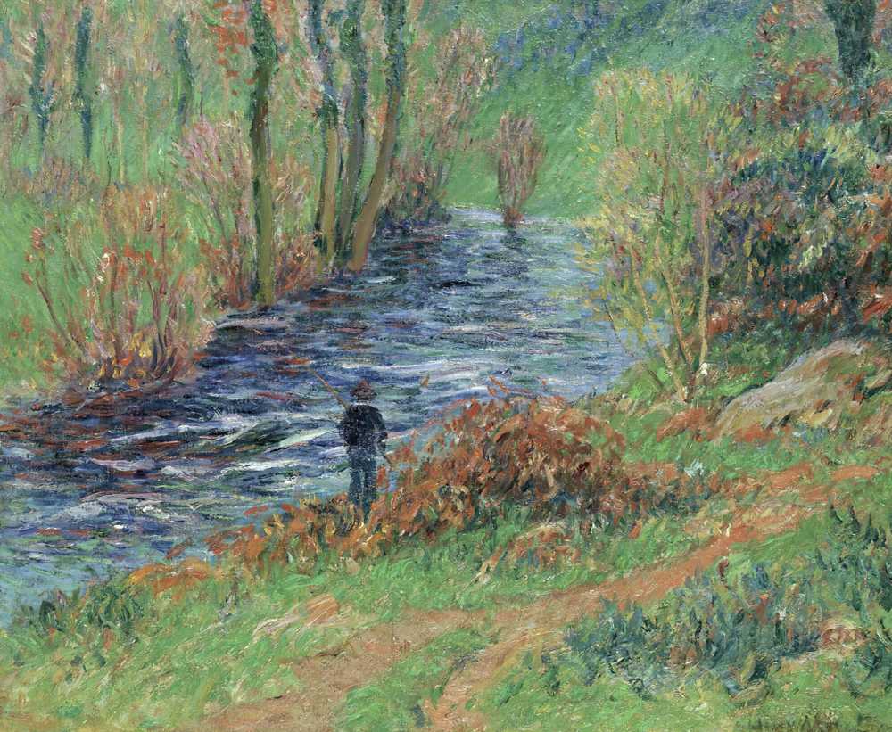 Fisherman By The River (circa 1904-05) - Henry Moret