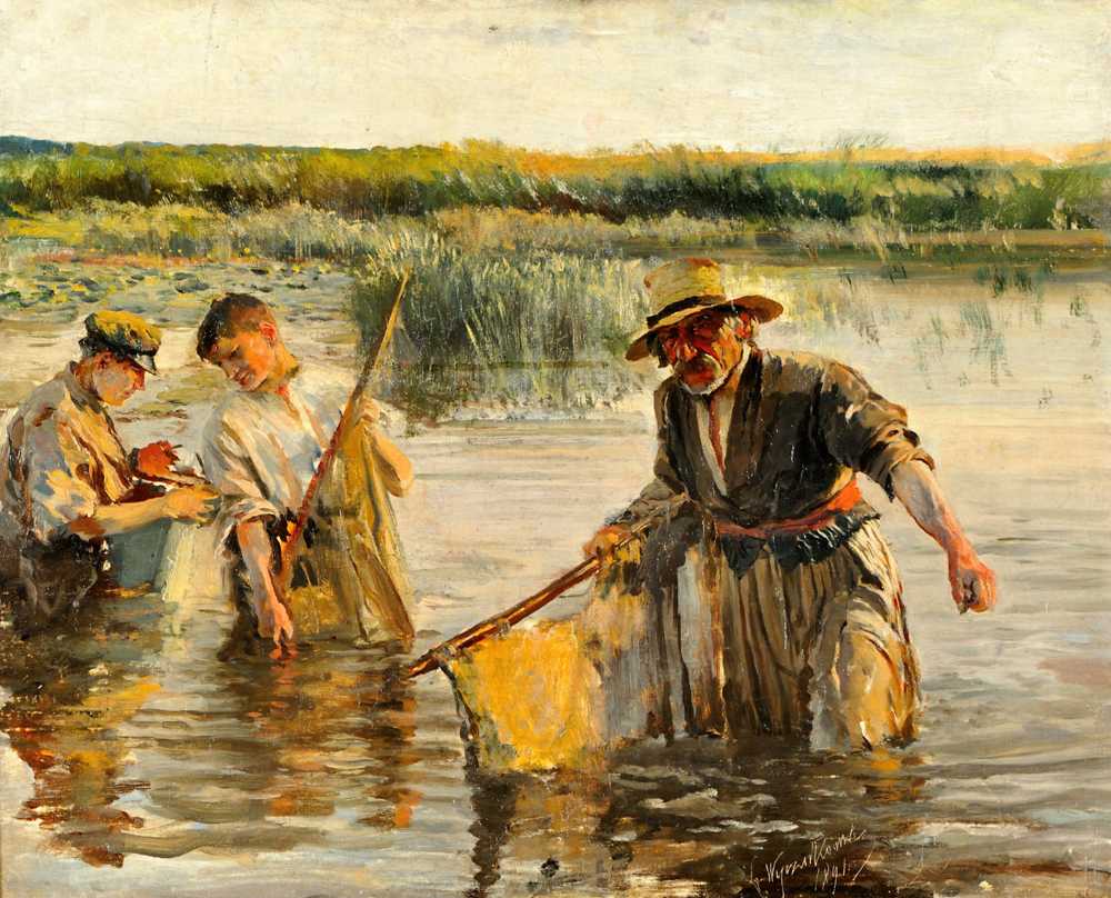 Fishermen (1891) 2 - Leon Wyczółkowski