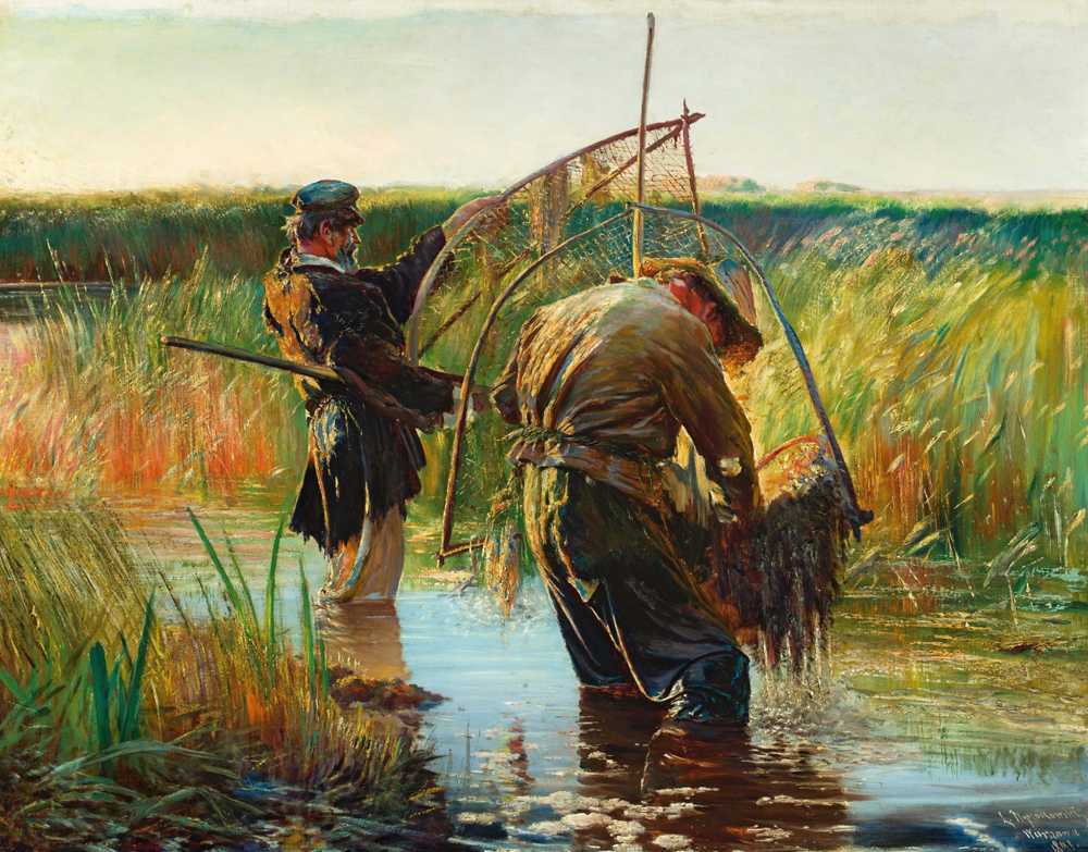 Fishermen (1891) - Leon Wyczółkowski