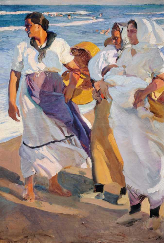 Fisherwomen from Valencia (1915) - Joaquin Sorolla y Bastida