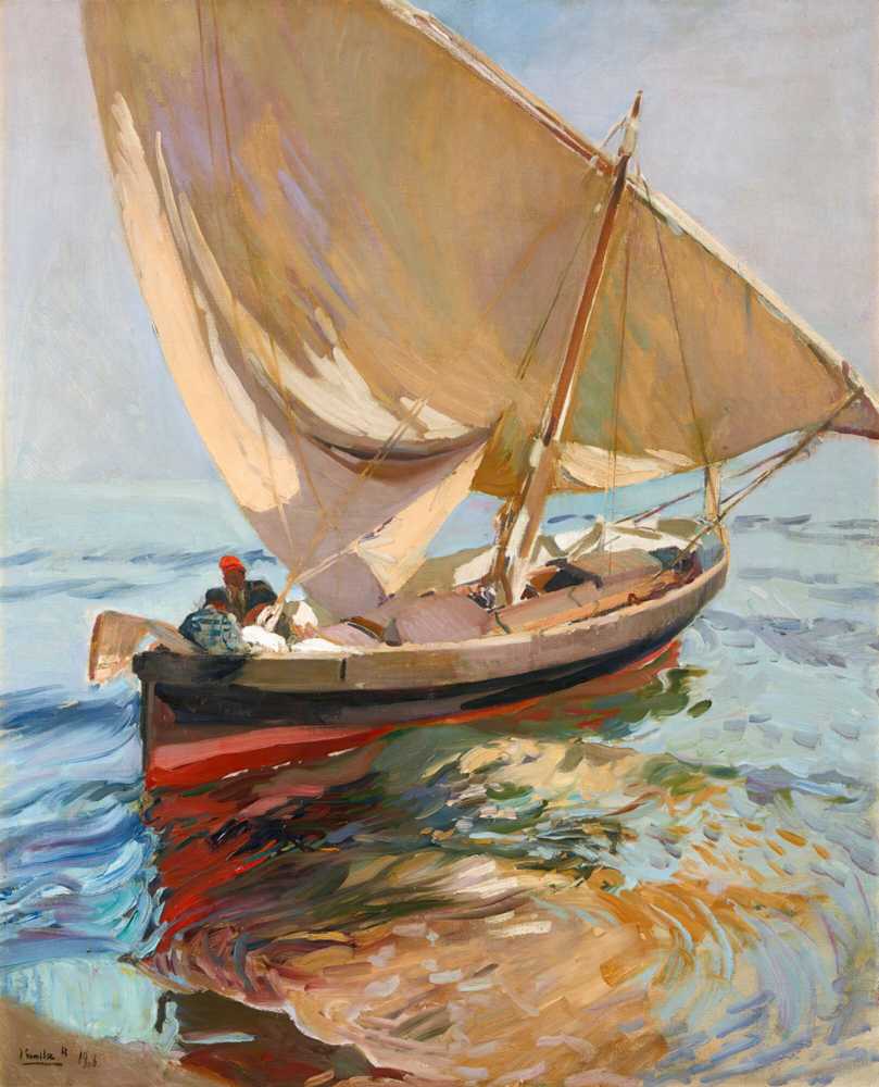 Fishing Road. Valencia (Setting Out To Sea. Valencia) (1908) - Sorolla