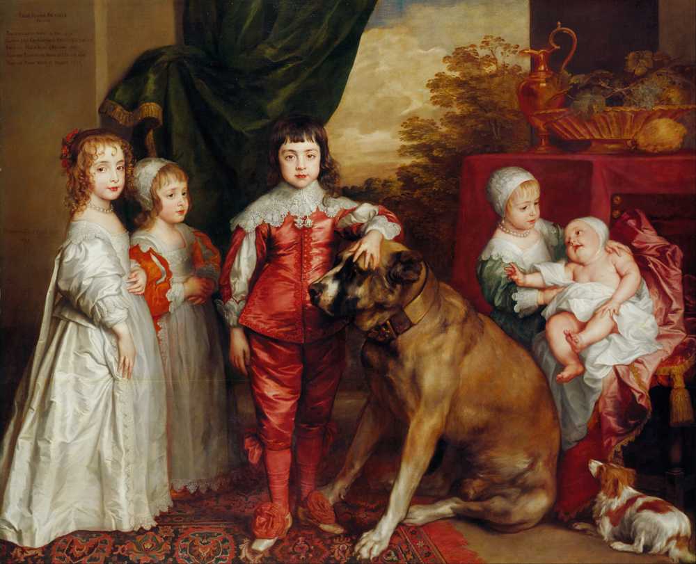 Five Eldest Children Of Charles I - Antoon Van Dyck
