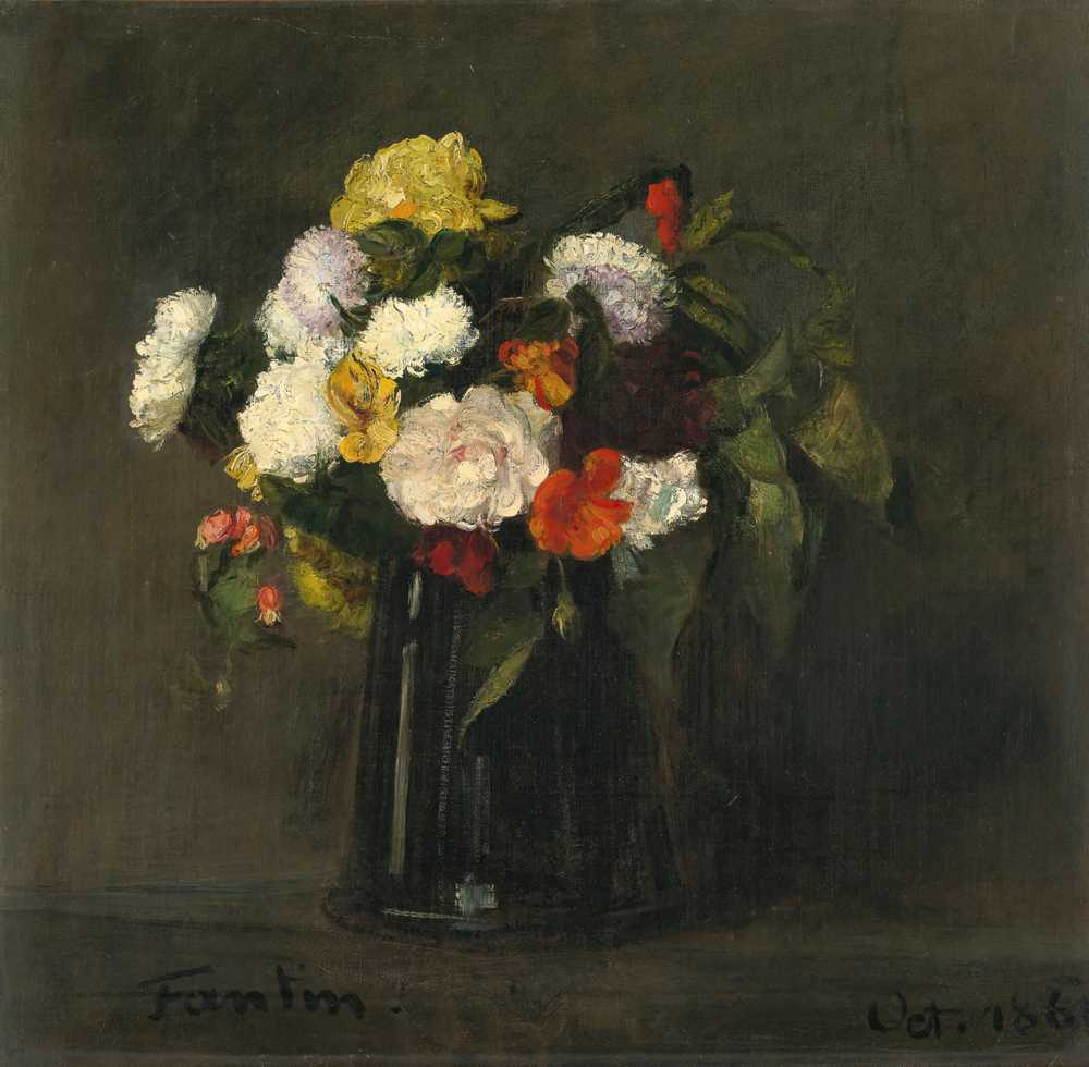 Flowers (1861) - Henri Fantin-Latour