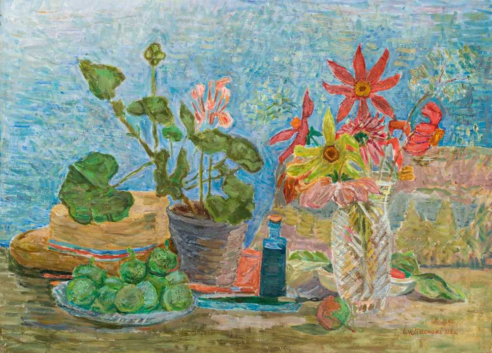 Flowers and fruit (1932) - Zygmunt Waliszewski
