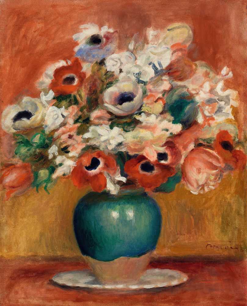 Flowers (c. 1885) - Auguste Renoir