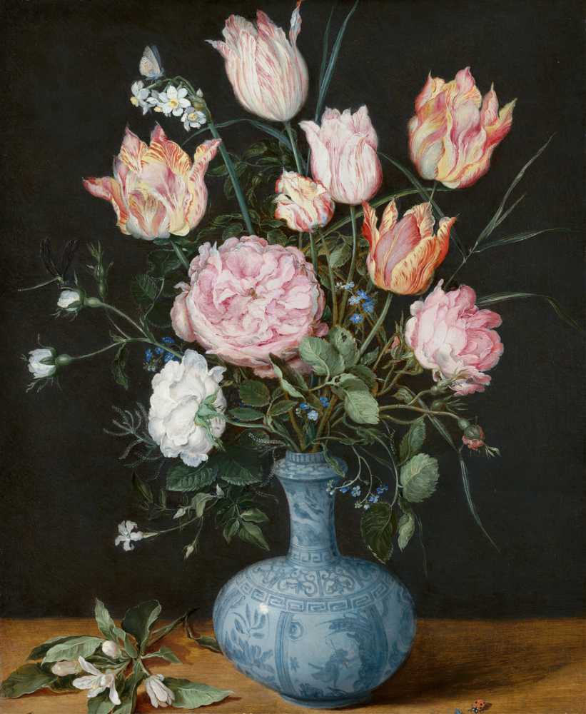 Flowers in a Wan-Li Vase (c. 1610 - 1615) - Jan Brueghel Starszy